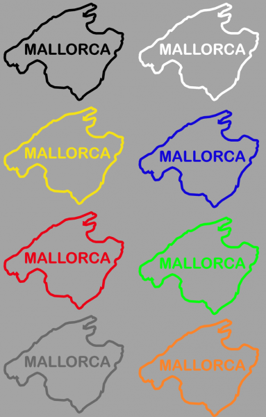 Aufkleber Mallorca